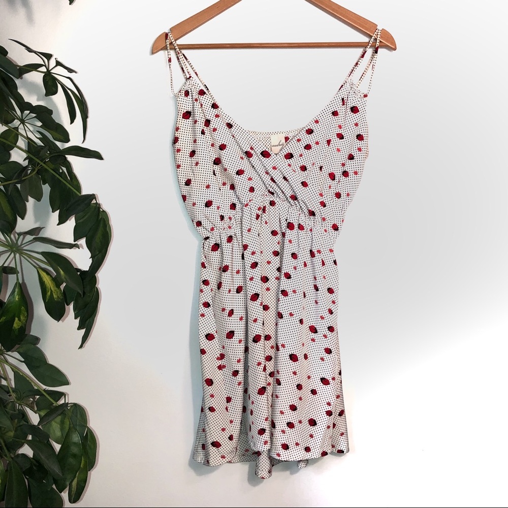 AUDREY 3+1 SUMMER LIPSTICK POLKADOT DRESS